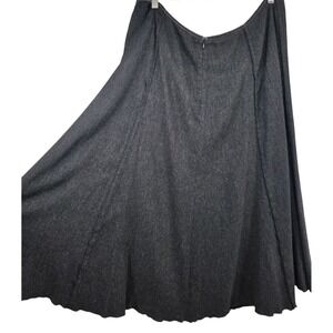 J. Jill A-Line Wool Blend Skirt With Back Zip XL